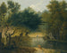 En vy över St James's Park i London - Richard Wilson — vy av konstverket