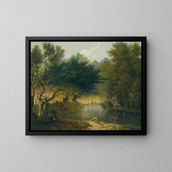 En vy över St James's Park i London - Richard Wilson — inramlat konstverk på väggen