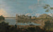 Château de Caernarfon - Richard Wilson — vy av konstverket