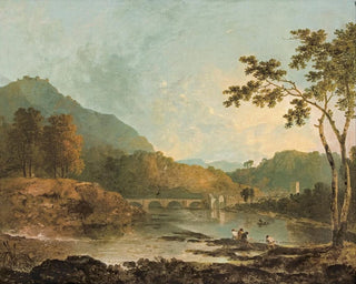 Dinas Bran från Llangollen - Richard Wilson — vy av konstverket