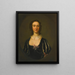 Portrait de Flora Macdonald - Richard Wilson — inramlat konstverk på väggen