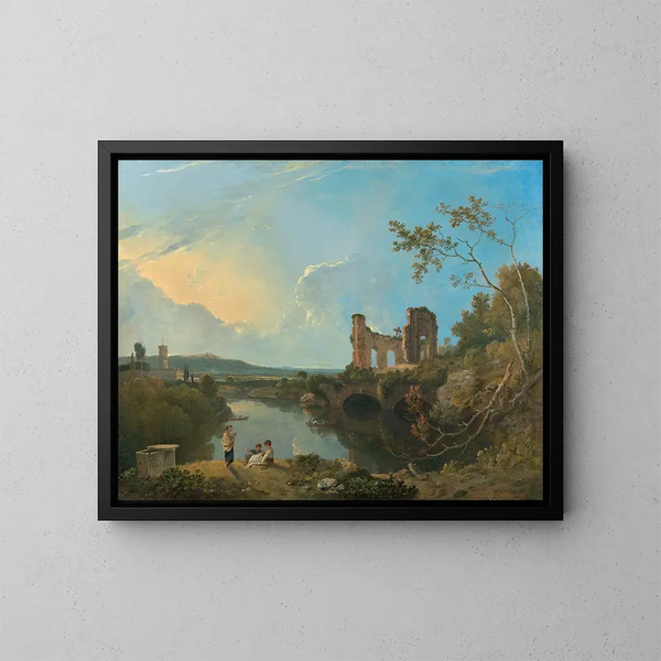 Temple de Vénus à Baïes - Richard Wilson — inramlat konstverk på väggen