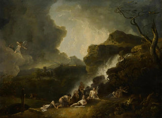 La Destruction des enfants de Niobé - Richard Wilson — vy av konstverket