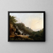 Vue de Tivoli, les Cascatelles et la Villa de Mécène - Richard Wilson — inramlat konstverk på väggen