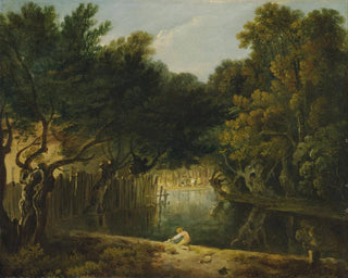 Vy av naturen i St James-parken - Richard Wilson — vy av konstverket