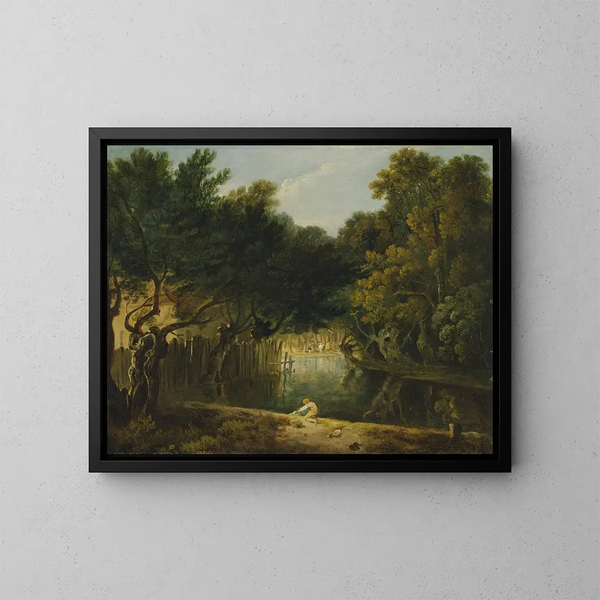 Vy av naturen i St James-parken - Richard Wilson — inramlat konstverk på väggen