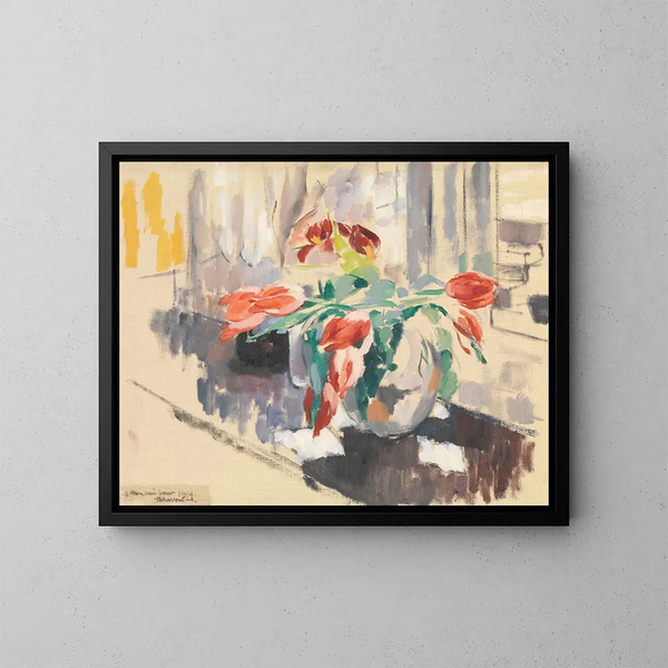 Tulipes - Rik Wouters — inramlat konstverk på väggen