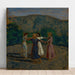Reproduktion av målningen Ringelreihe (Studie) - Franz von Stuck