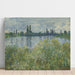 Reproduktion av målningen Rives de la Seine à Vétheuil - Claude Monet