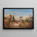 Vue de la Via Appia - Robert Alott — inramlat konstverk på väggen
