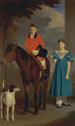 John Gubbins Newton och hans syster Mary Newton - Robert Burnard — vy av konstverket