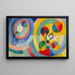 Formes circulaires - Robert Delaunay — inramlat konstverk på väggen