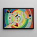 Disque-Relief - Robert Delaunay — inramlat konstverk på väggen