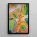 Tour Eiffel - Robert Delaunay — inramlat konstverk på väggen