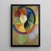 Formes circulaires Soleil n° 2 - Robert Delaunay — inramlat konstverk på väggen