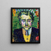 Jean Metzinger - Robert Delaunay — inramlat konstverk på väggen