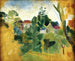 Oavslutat landskap - Robert Delaunay — vy av konstverket