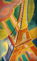 Tour Eiffel - Robert Delaunay — vy av konstverket