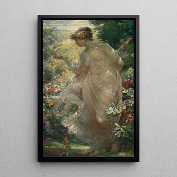 Le papillon - Robert Fowler — inramlat konstverk på väggen