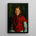 Bridget Lavelle den blonda - Robert Henri — inramlat konstverk på väggen