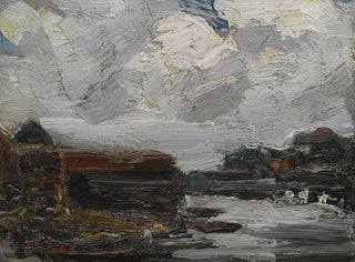 Canal à Haarlem, Hollande - Robert Henri — vy av konstverket