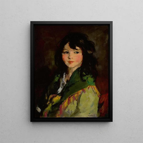 Francine Lovey - Robert Henri — inramlat konstverk på väggen