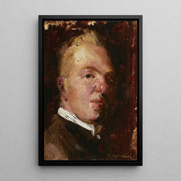 George Luks - Robert Henri — inramlat konstverk på väggen