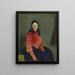 Marie du Connemara - Robert Henri — inramlat konstverk på väggen