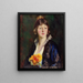 Mildred Clarke von Kienbusch - Robert Henri — inramlat konstverk på väggen