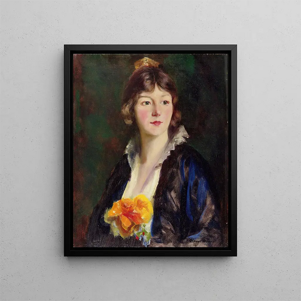 Mildred Clarke von Kienbusch - Robert Henri — inramlat konstverk på väggen