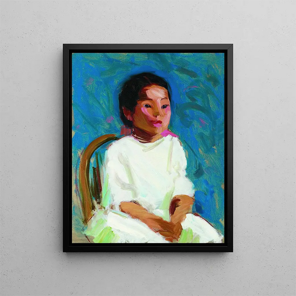 Mukie - Robert Henri — inramlat konstverk på väggen