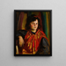 Pégène - Robert Henri — inramlat konstverk på väggen