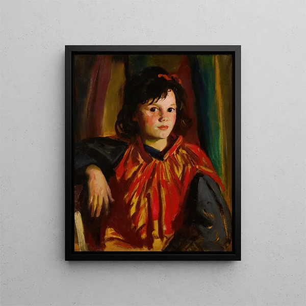Pégène - Robert Henri — inramlat konstverk på väggen