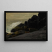 Falaises maritimes - Robert Henri — inramlat konstverk på väggen