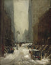 Snö i New York - Robert Henri — vy av konstverket