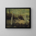 Vår i Fontainebleau-skogen - Robert Henri — inramlat konstverk på väggen