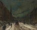 snöig gatubild, 57th Street, NYC - Robert Henri — vy av konstverket