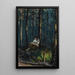 Le lecteur dans la forêt - Robert Henri — inramlat konstverk på väggen