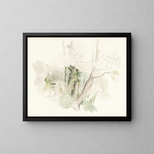 Träd vid Beddington - Robert Hills — inramlat konstverk på väggen