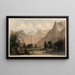 Vallée de Yosemite - Robert Hinshelwood — inramlat konstverk på väggen