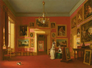 Galerie de tableaux de Lord Northwick à Thirlestaine House - Robert Huskisson — vy av konstverket