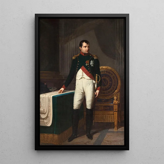 Robert Jacques Franois Lefvre - Portrait de Napolon Ier 17691821 en uniforme de colonel des chasseurs de la Garde.webp