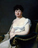 Portrait d'une femme - Robert Jacques François Lefèvre — vy av konstverket