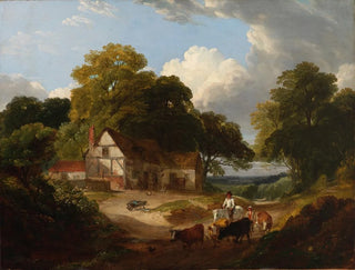 Robert Ladbrooke - Barnyard Scene.webp