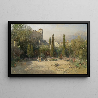 Robert Russ - Gartenpartie aus dem Etschtal.webp