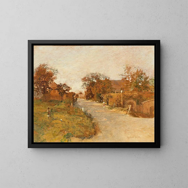 Motif de Feldsberg - Robert Russ — inramlat konstverk på väggen