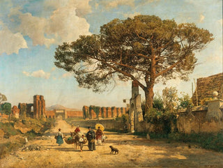 Porta Furba på vägen till Frascati i Rom - Robert Russ — vy av konstverket