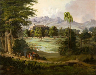 Château de Chapultepec - Robert S. Duncanson — vy av konstverket