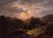 Landskapsmålning med får - Robert S. Duncanson — vy av konstverket