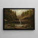 Bassin de montagne - Robert S. Duncanson — inramlat konstverk på väggen